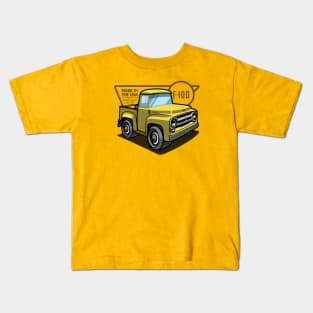 Goldenglow Yellow F100 - 1956 Kids T-Shirt